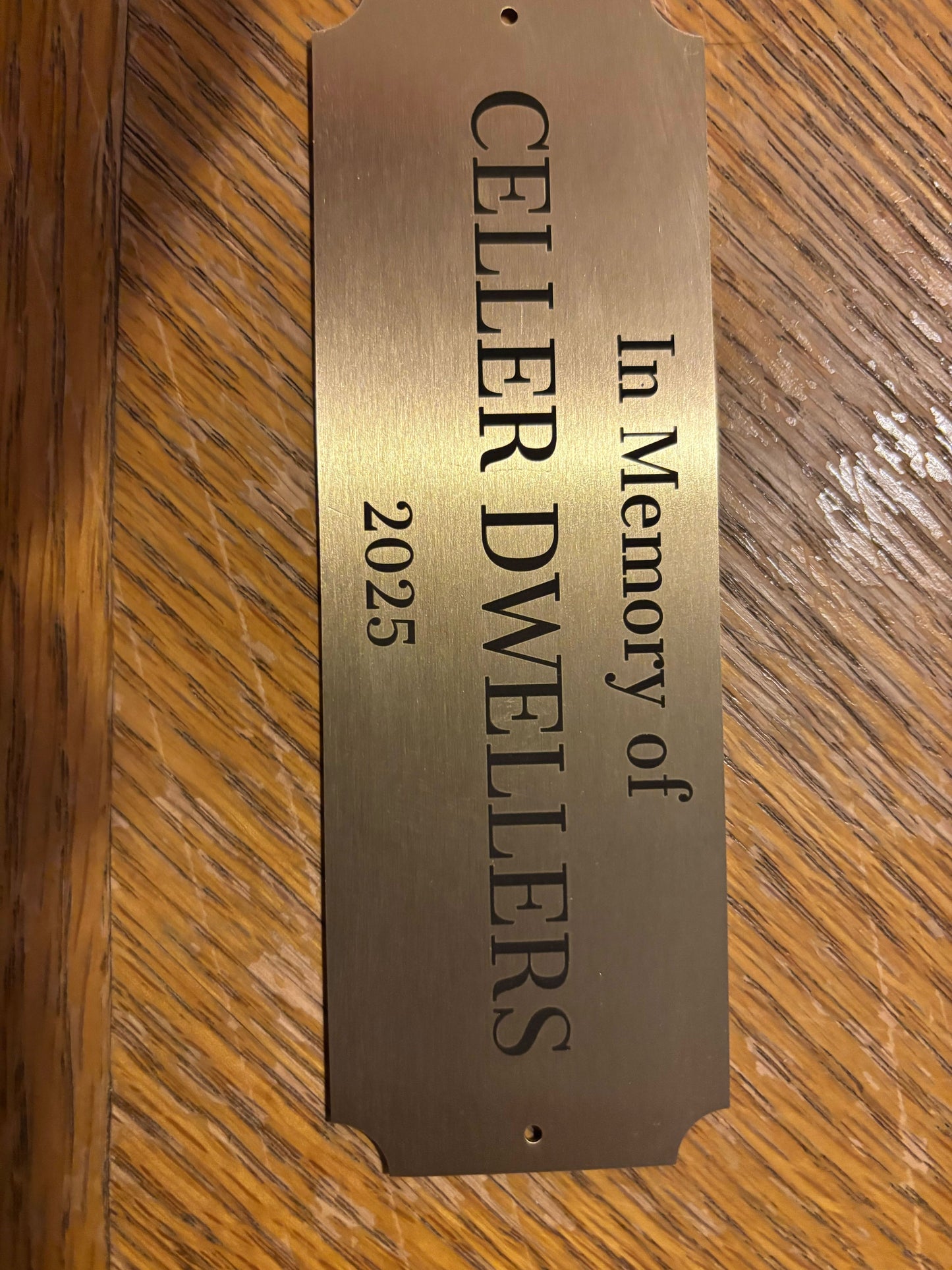 Dedicate a Table!