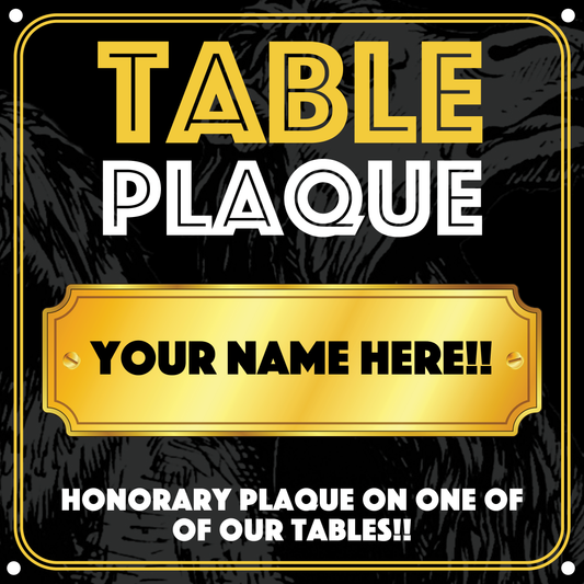 Dedicate a Table!