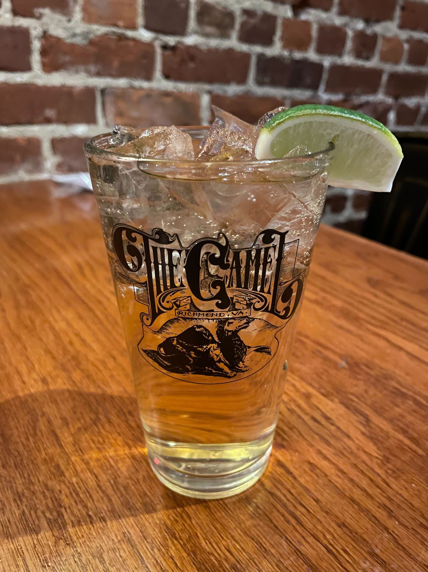 Camel Pint Glass